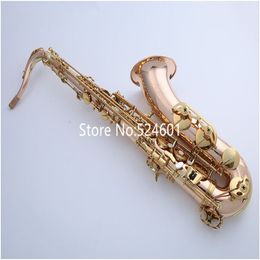 Japan KUNO KTS-992 Tenor Saxophone Bb Tune Red copper Tube Professional musical instruments With Case Mouthpiece Free Shipping