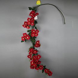 1.7m Artificial Flowers Ivy Vine Rose Fake Flowers Rattan simulation rattan plant for wedding decorations home garden party Decoration
