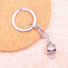 21*13mm skeleton head skull KeyChain, New Fashion Handmade Metal Keychain Party Gift Dropship Jewellery