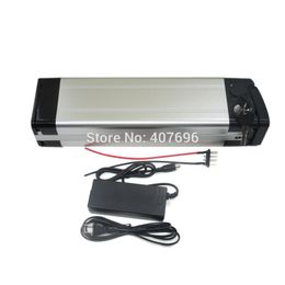 Free taxes 1000W 48V 14AH silver fish Lithium Battery 48V electric bike battery use samsung 35E cell with 30A BMS 2A Charger