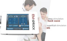 Portable EMS Muscle Stimulation combine shock wave therapy machine for better physiotherapy/shock wave therapy device for ED treatment