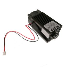 Freeshipping Industrial Focusable High Power 2500mW/2.5W 450nm Blue Laser Module 2.54mm 2 Pins Plug DC12V CNC Engraver Cutter Laser parts