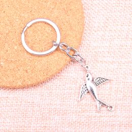 New Keychain 37*29mm swallow bird connecotr Pendants DIY Men Car Key Chain Ring Holder Keyring Souvenir Jewellery Gift