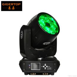 bee eye moving head Canada - Gigertop TP-L672 New Design 6x40W Mini Bee Eye Led Moving Head Beam Light LED Display 10 17 Channels Dual Mounting Hook + Zoom Lens