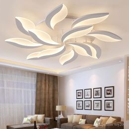 New Design Acrylic Modern Led Ceiling Lights For Living Study Room Bedroom Lampe Plafond Avize Indoor Ceiling Lamp