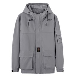 2019 Tide brand new winter coat for men and women plus frock padded cotton jacket hooded men loose multi-pocket
