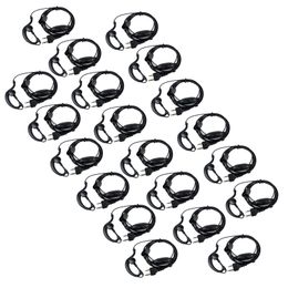 20pcs G-Shape Earpiece Headset PTT MIC for Midland Walkie Talkie G5/6/7/8 LXT114