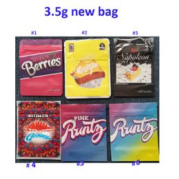 3 5g mylar bags Balla batteries custom backpack boyz Neringue cake pressure pink runtz smell proof bag