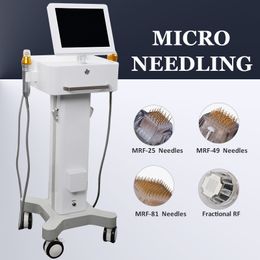 RF beauty machine face body lifting radio frequency microneedling acne treatment microneedle skin care system scar removal therapy