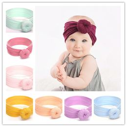 Baby headband 18 Colour wide children's girls hair accessories Super soft ball nylon stockings hairbands free ship 20