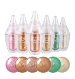 DHL/UPS New YANQINA Diamond Liquid Glitter Eyeshadow Shiny Waterproof Long Lasting Shimmer Eye Shadow Shining Eyes Makeup