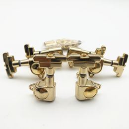 New Gold Guitar Tuners 3R+3L Art Deco Rotomatic Imperial Style Head