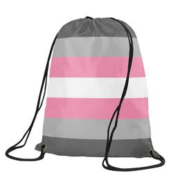 Demigirl Drawstring Backpack 35x45cm Polyester Printing Light Weight Durable New Drawstring Bag for Home Party Indoor Outdoor