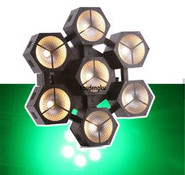 2019 New Product Cob Led Strobe Light 7x40w RGBW 4in1 Snow Petals led wash Strobe blinder Lights Dj Equipment for Party