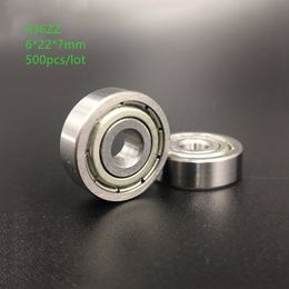 500pcs 636ZZ 636-ZZ 636 ZZ 6*22*7mm Deep Groove Ball bearing Mini Ball Bearings 6x22x7mm