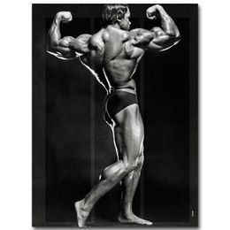 Frank Zane Bodybuilding Motivational Art Silk Canvas Poster 12x18 24x36 inch