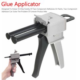 50ml Two Component AB Epoxy Sealant Glue Gun Applicator Glue Adhensive Squeeze Mixed 1to1 Manual Caulking Gun Dispenser