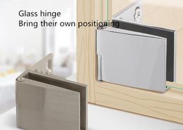 2 pieces of glass hinge/non-opening glass hinge upper and lower glass wine cabinet hinge display cabinet hinge