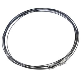 20PCs Black Steel Wire Magnetic Clasp Choker Necklace 18/"