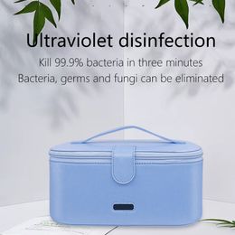 UV LED Disinfection Bag Steriliser Lamp Box Portable Sterilisation USB 6led UVC Sanitizer Sanitising Box Bag