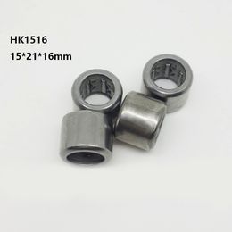 100pcs/lot 15x21x16mm HK152116 HK1516 Drawn Cup Type Needle Roller Bearing 15*21*16mm