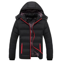 Plus Size XXXXXL Brand Men Black Winter Jacket Warm Male Coats Fashion Thick Thermal Men Parkas Casual Parka Hombre Invierno