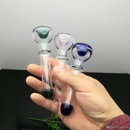 Single wheel glass smoke pot Wholesale Bongs Oil Burner Pipes Water Pipes Glass Pipe Oil Rigs Oil