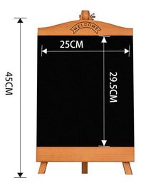 Countertop Blackboard Advertising Poster Display Rack Menu Stand Restaurant Message Board Desktop Table Food Name Display Stand