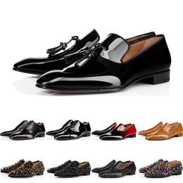 Hot Sale-es Flat Genuine Leather Oxford Shoes Business Mens womens Walking Wedding Party size 38-47 with box