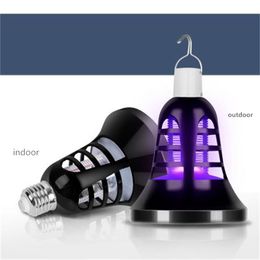 Led Lights usb new E27 electric shock usb mosquito trap indoor led lights to kill mosquitoes bulb