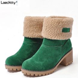 green snow boots