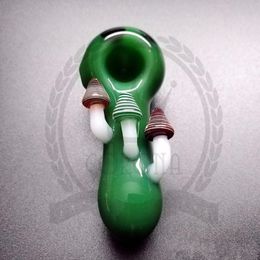 Glass screen bowls male glass bong hand big green cone 18mm or 14mm size mix Colours bowl 18.8mm 14.4mm glass hand pipe