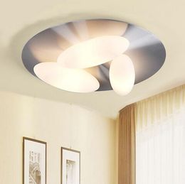 Modern ceiling lights glass egg design 5 heads living room bedroom Aluminium kitchen lamp luces del techo ceiling lighting MYY