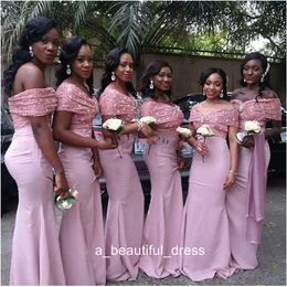 Lavender Cheap Bridesmaid Dresses Mermaid V-neck Sequins Long Wedding Party Dresses For Women Any size any Colour Bridesmaids Dress