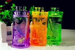 2019 acrylic water bottle Wholesale Glass bongs Oil Burner Glass Water Pipes Oil Rigs Smoking Rigs