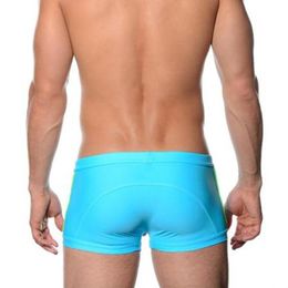 Swimwear Brand Sexy Men Swimwear Men's Swimsuits Surf Board Beach Wear Man Swimming Trunks Boxer Shorts Swim Suits Gay Pouch Size Xl SH1907