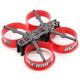 Reptile CLOUD-149 HD 149mm 3inch CineWhoop Carbon Fibre Frame Kits For DJI FPV Air Unit - Red