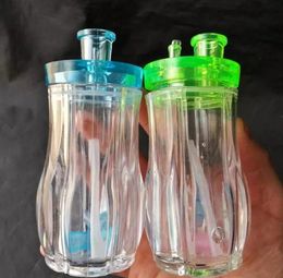 Ribs transparent hoods bongs accessories , Unique Oil Burner Glass Bongs Pipes Water Pipes Glass Pipe Oil Rigs Smoking with Dropper