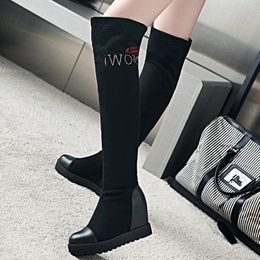 Plus size thigh high boots canada Clearance