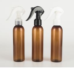 30pcs 150ml brown color plastic liquid trigger spray pump bottle , 150ml spray container ,cosmetic packaging , perfume bottle