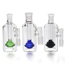 Thick Glass Ash Catcher with 14.4mm 18.8mm joint smoking accessories smoke pipe for glass bongs water pipes dab oil rig