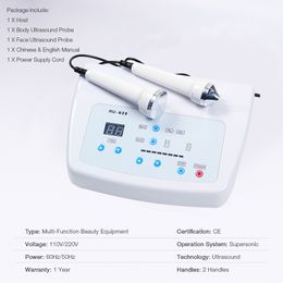 EMS Ultrasonic Women Skin Care Whitening Freckle Removal High Frequency Lifting Skin Anti Aging Beauty Massage Facial Machine