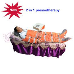 2 in 1 Infrared light air pressure Body Massage lose Weight Pressotherapy lymphatic drainage machine