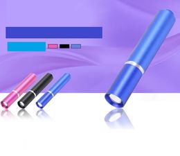 LED UV flashlight mini portable purple light curing flashlights torch 365 nM Ultraviolet Blacklight urine Detector for Dog Urine Pet Stains