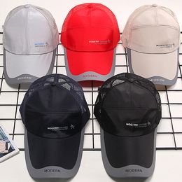 Yiwu Factory wholesale Summer men's sports cap wholesale high quality stock baseball cap in various Colours