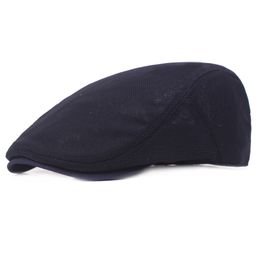 2019 New Style High Quality Unisex Breathable Cotton Newsboy Cap Ivy Hats Casual Flat Driving Golf Cabbie Caps Sun Visor Cap286r