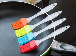 Silicone BBQ brush Oil Brushes Multi Colour Silicone For Cake Bread Butter Baking Tools Safety BBQ Brush Heat Resisting Epacket ship