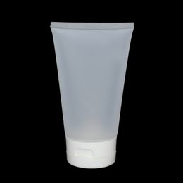 100PCS 150g Transparent Frosted Glossy Hand Cream Face Cream Plastic Soft Tube Container Empty Bisnaga De Plastico