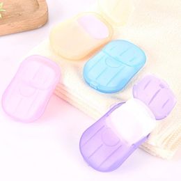 Travel disposable soap tablets Colourful convenient confetti soap Portable hand washing tablets Mini soap paper wholesale LX1226