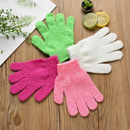 Fast Shipping New Moisturising Spa Gloves Skin Care Cloth Bath Glove Exfoliating Gloves Cloth Scrubber Face Body